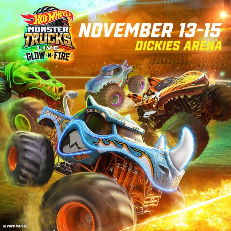 Hot Wheels Monster Trucks Live Glow-N-Fire
