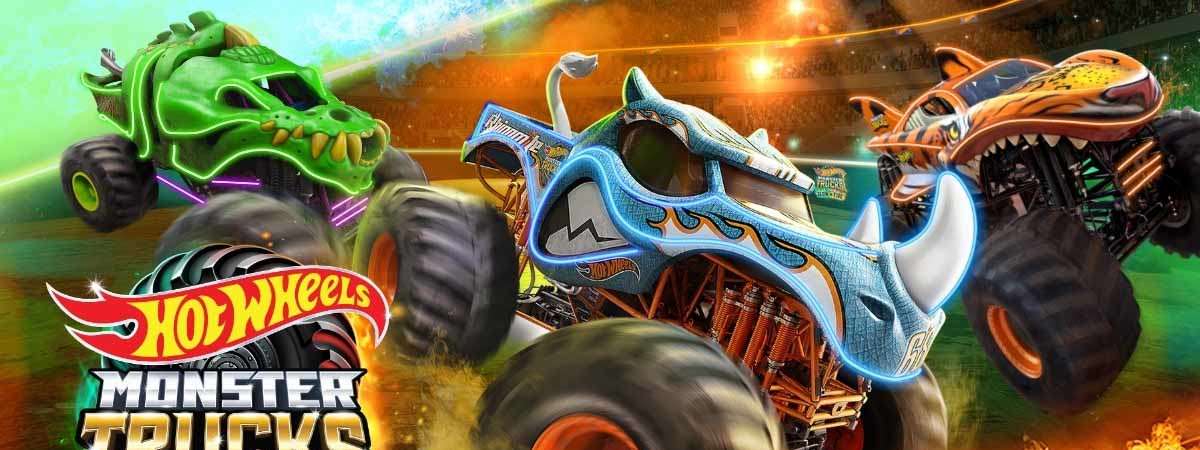 Hot Wheels Monster Trucks Live Glow –N- Fire