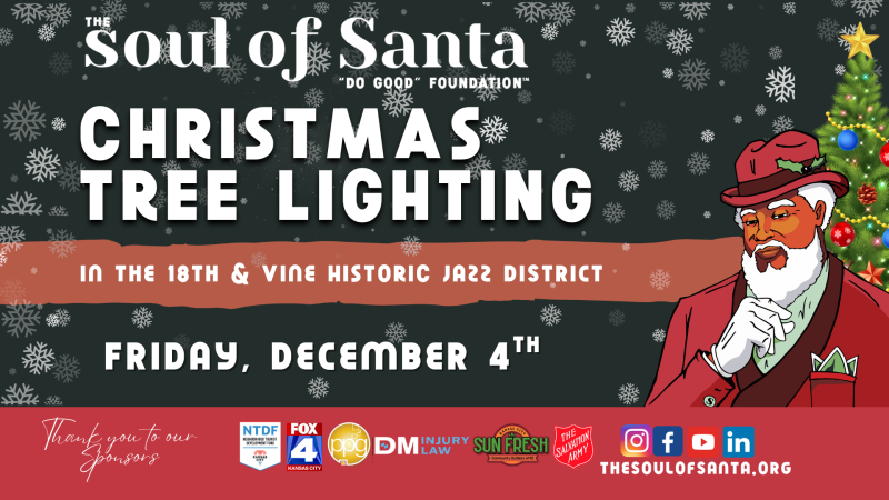 2026 18th & Vine Christmas Tree Lighting Ceremony featuring The Soul of Santa