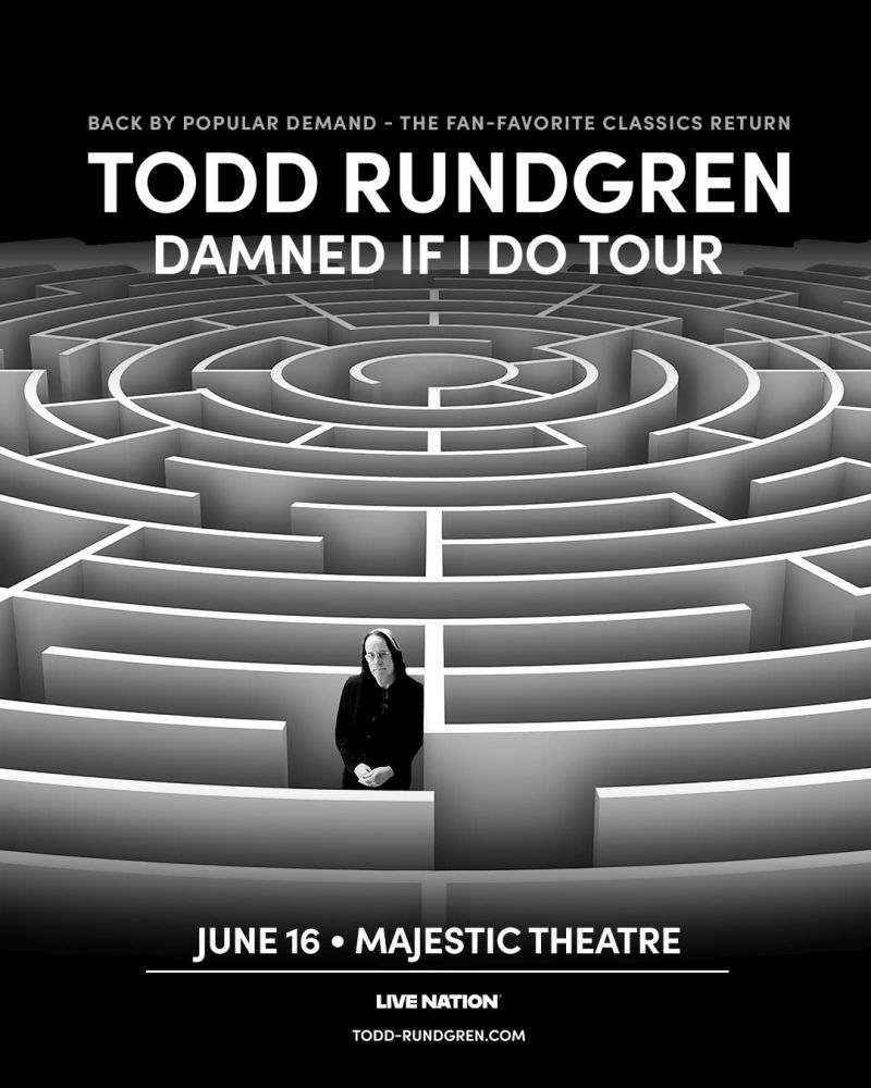 Todd Rundgren: DAMNED IF I DO TOUR in Dallas at Majestic Theatre
