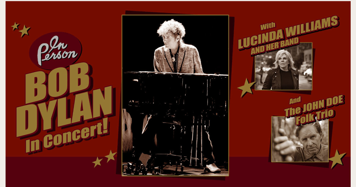 Bob Dylan In Concert! in San Diego, at The Rady Shell at Jacobs Park
