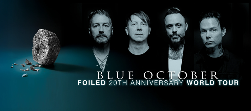 Blue October - Foiled 20th Anniversary World Tour