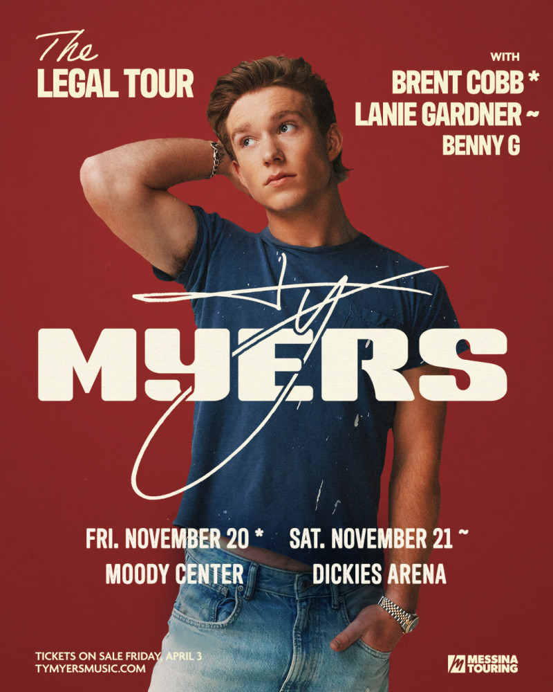 Ty Myers: The Legal Tour 2026