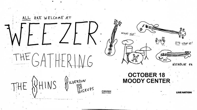 Weezer - The Gathering Tour w/ The Shins & Silversun Pickups
