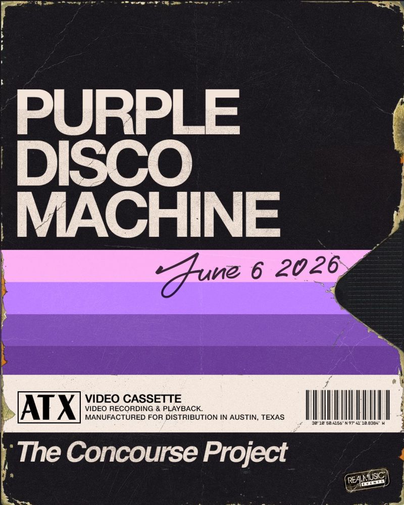 Purple Disco Machine at The Concourse Project in Austin at The