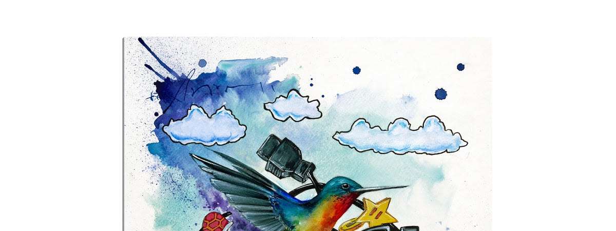 Teen Wild Side of Watercolor
