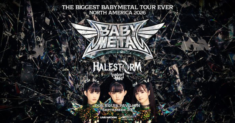 Babymetal World Tour 2026 in Dallas at Dos Equis Pavilion