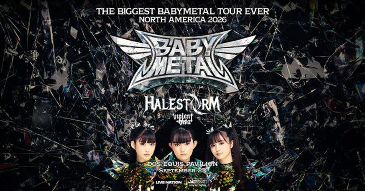 Babymetal World Tour 2026 in Dallas at Dos Equis Pavilion