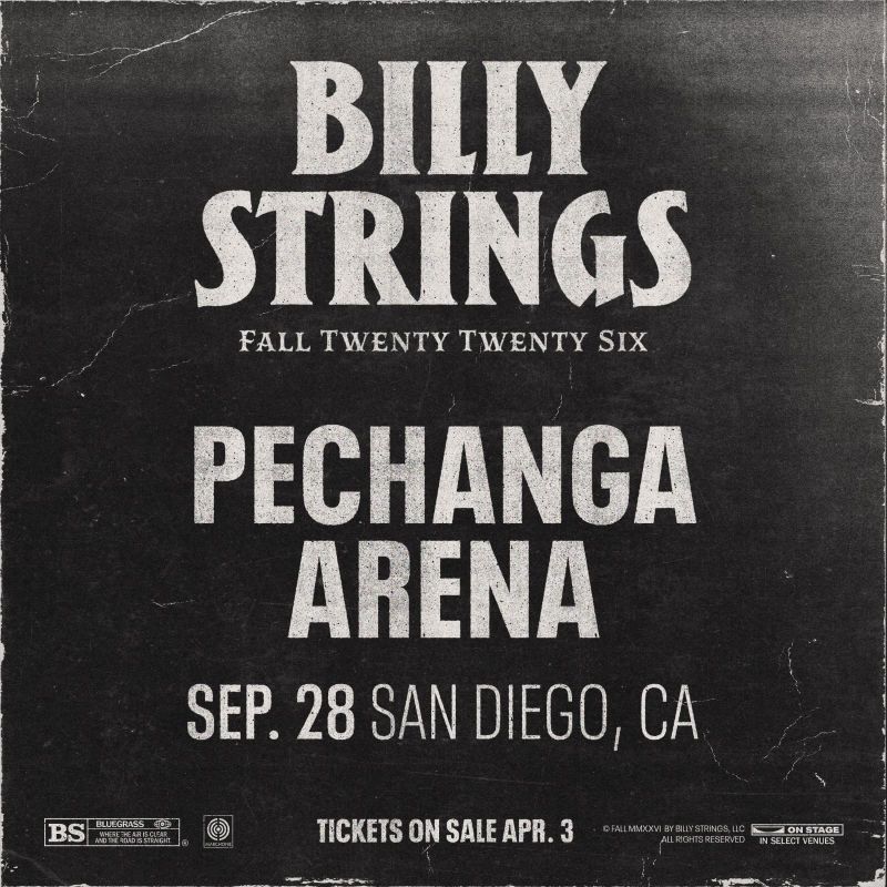 Billy Strings Fall 2026 Tour
