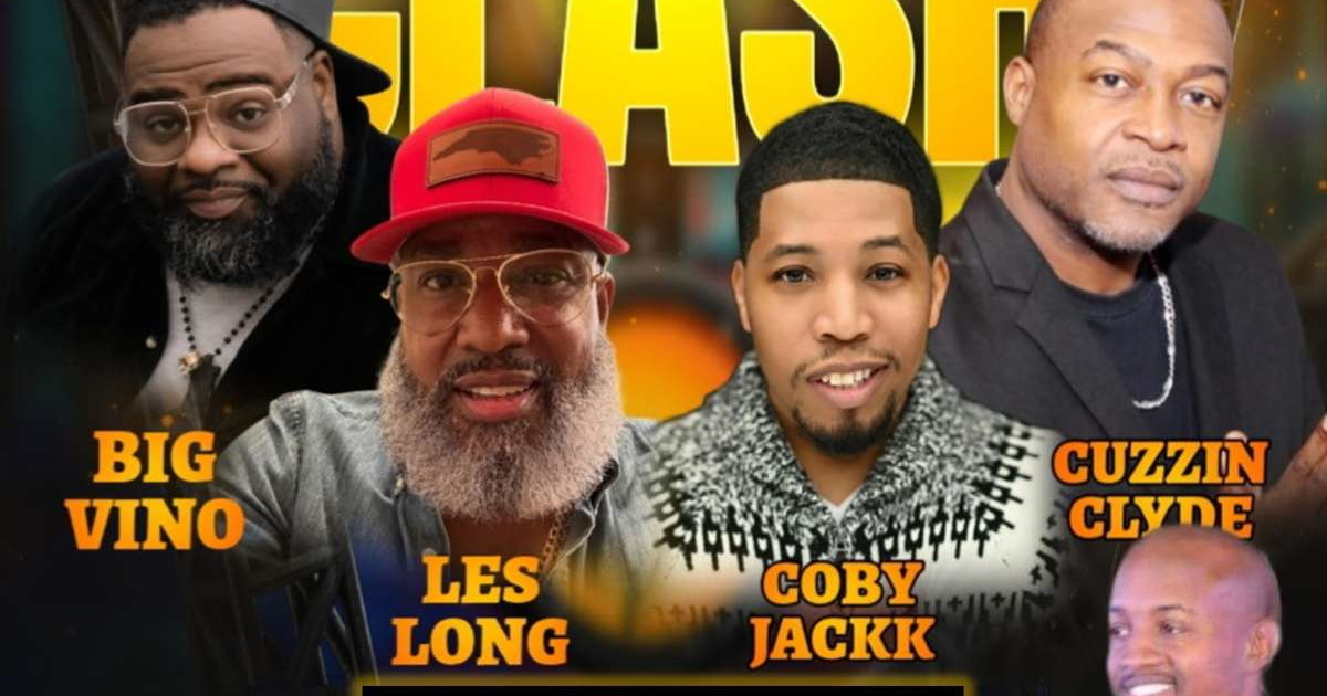 April Laffs Comedy Clash starring Coby Jakk, Les Long, Big Vino