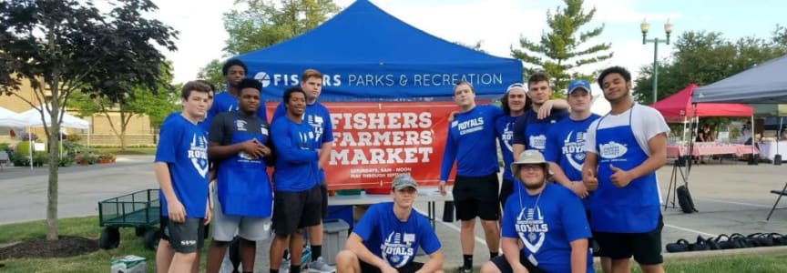 Day of Service at the Fishers Farmers Market