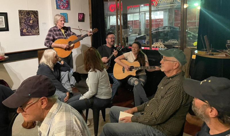 Folk Jam with Music & Potlucks featuring Mark Dvorak