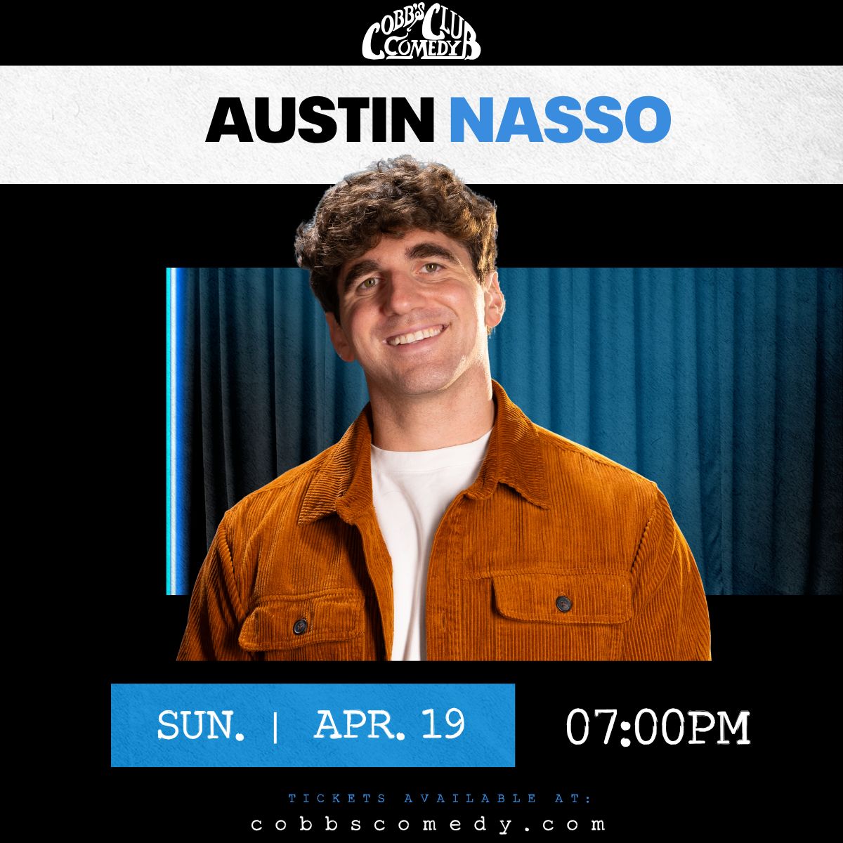 Austin Nasso in San Francisco at Cobb's Comedy Club