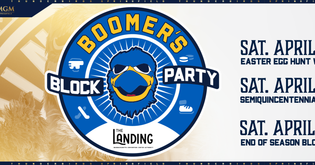Boomer's Block Party on The Landing, Easter Egg Hunt on April 4th!
