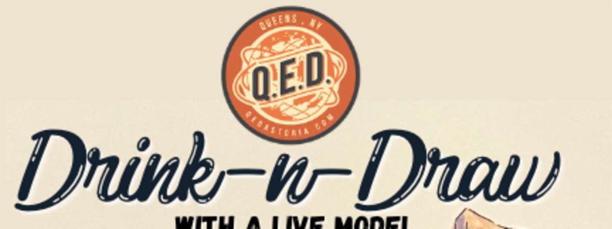 Drink + Draw with a Live Model