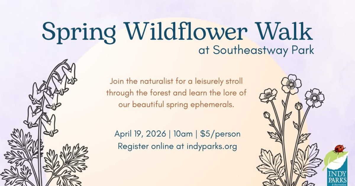 Spring In Palestine Spring Wildflower Walk in New Palestine at Southeastway Park