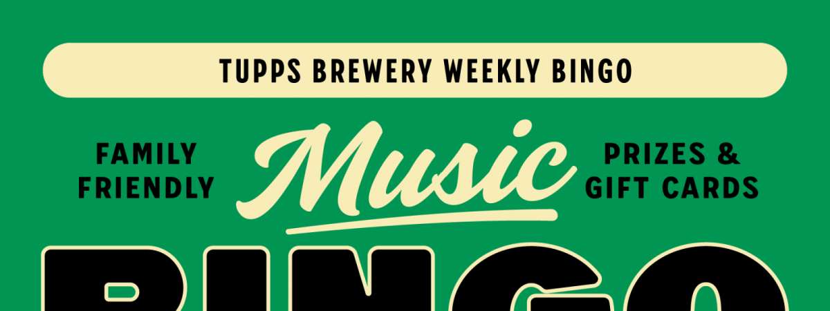 Music Bingo every Tuesday!