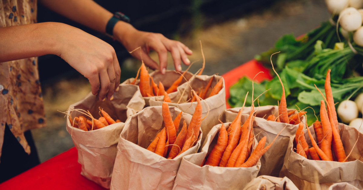 Loutet Farm Community Market in Vancouver at Located in the