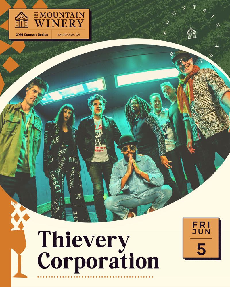 Thievery Corporation in Saratoga at The Mountain Winery