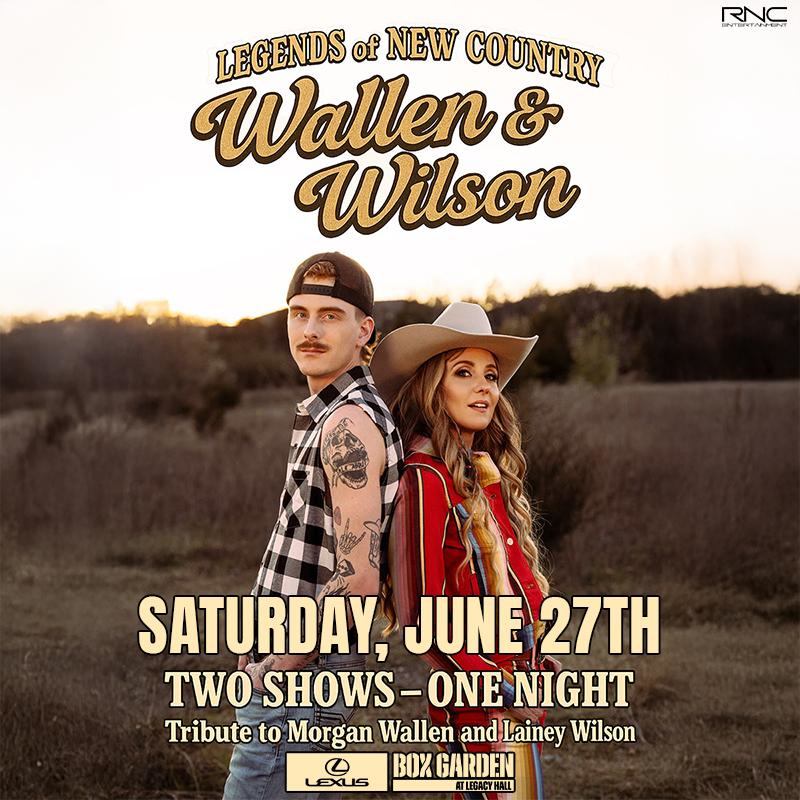 Legends of New Country: Morgan Wallen & Lainey Wilson Tributes in