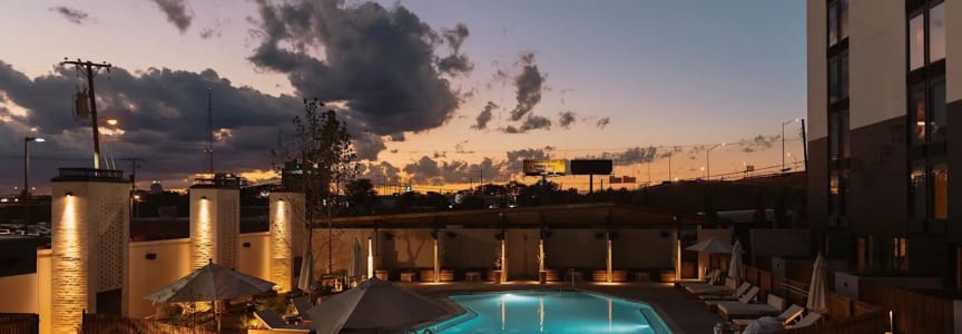 Full Moon Night Swim at Drift Nashville