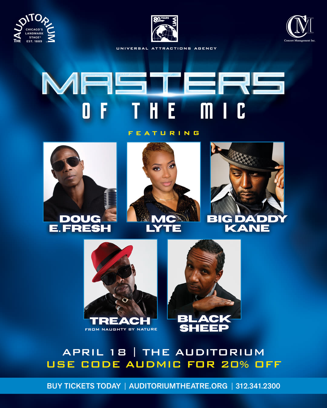 Masters of the Mic, Doug E. Fresh, MC Lyte, Big Daddy Kane, Treach