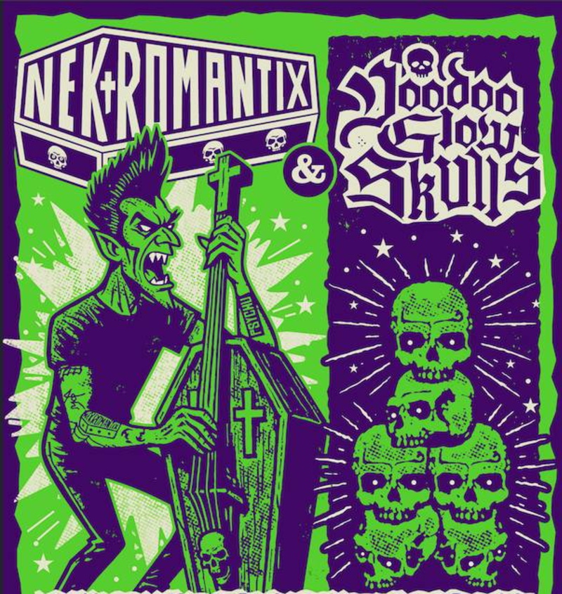 VOODOO GLOW SKULLS / NEKROMANTIX with TBA in Dallas at Trees