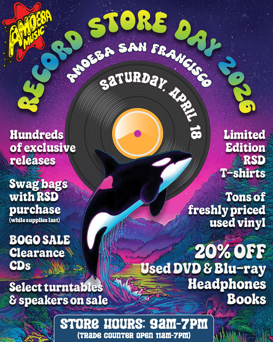 Amoeba SF Record Store Day in San Francisco at Amoeba Music SF