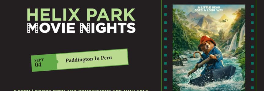 Movie Night in Helix Hall | Paddington in Peru