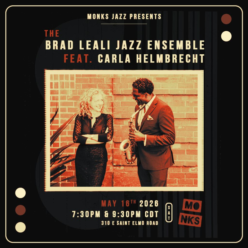 The Brad Leali Jazz Ensemble feat. Carla Helmbrecht in Austin at