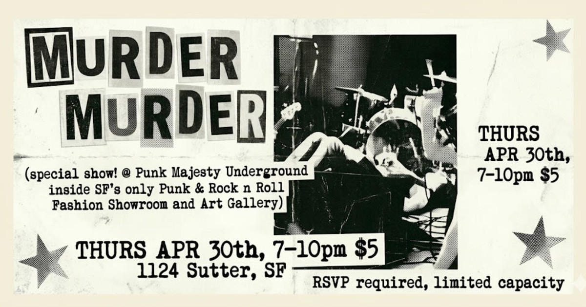Murder Murder - Live Underground at Punk Majesty! Limited