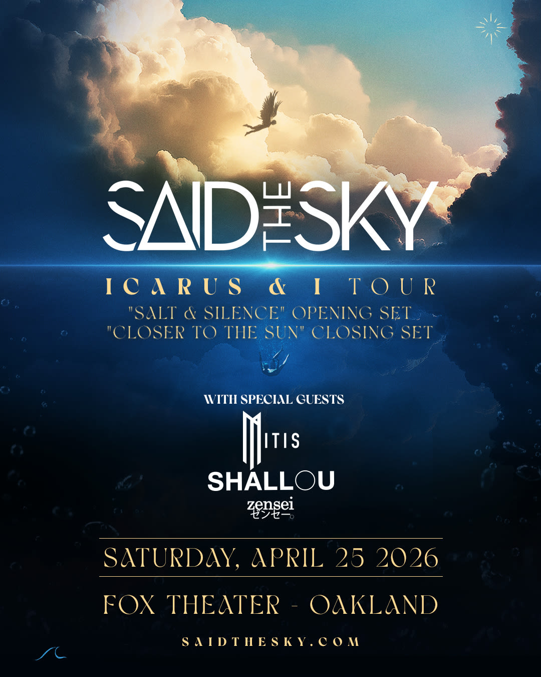Said The Sky in Oakland at Fox Theater