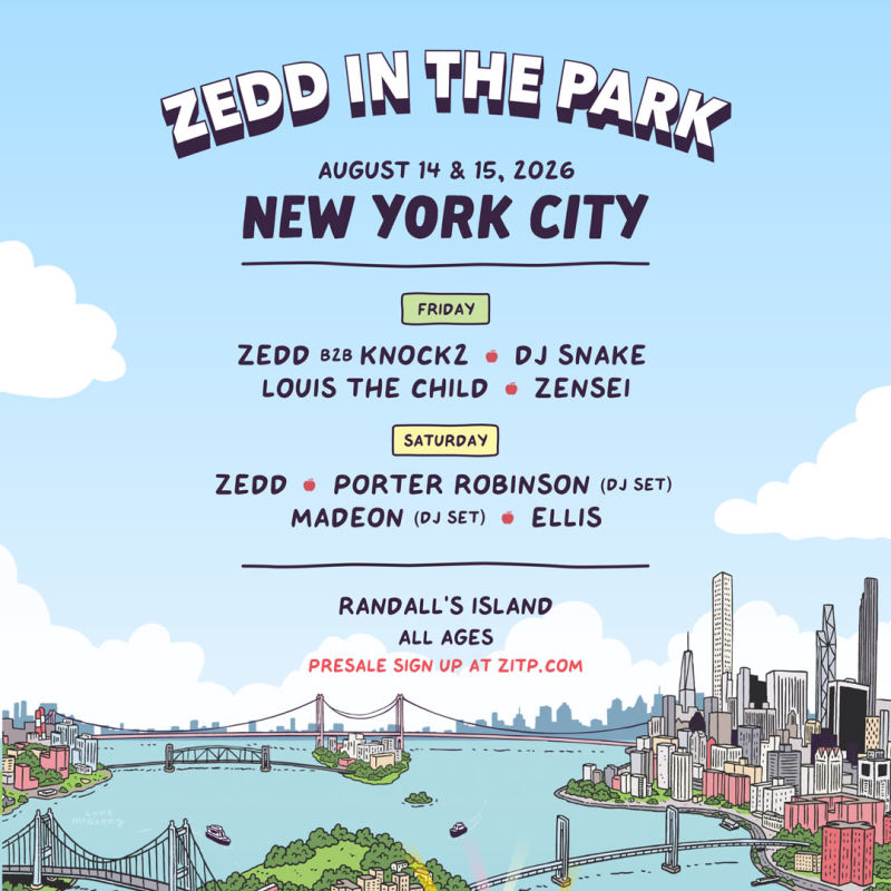 Zedd In The Park NYC in NYC at Randall's Island Park