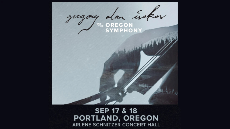 Gregory Alan Isakov with the Oregon Symphony