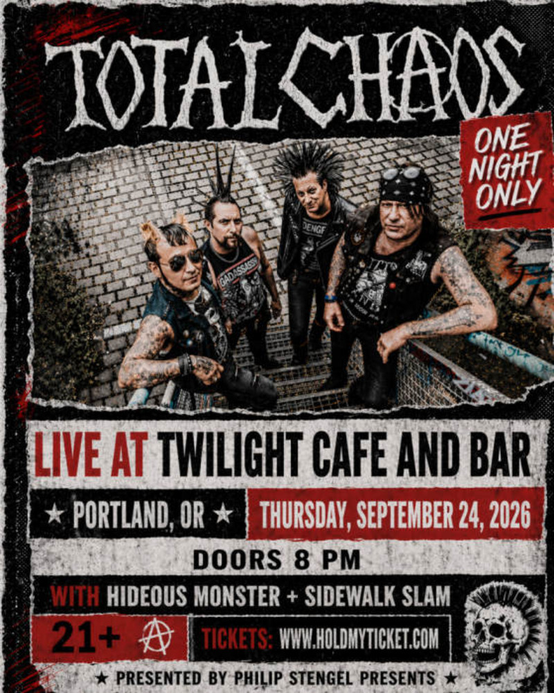 Total Chaos w/ Sidewalk Slam, Hideous Monster & Guest