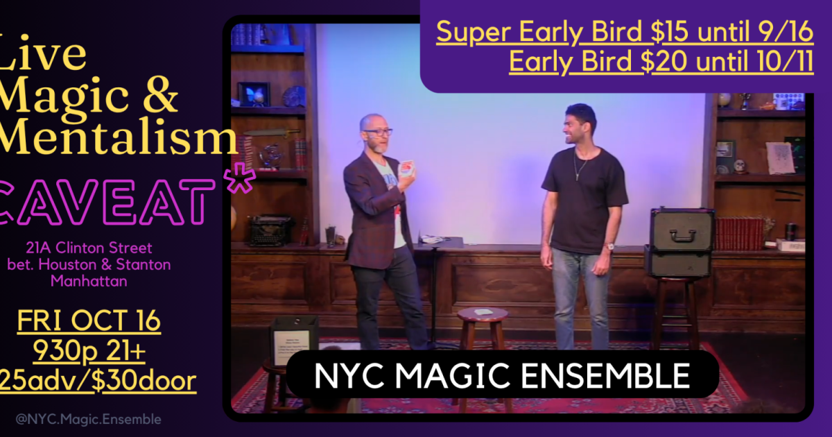 NYC Magic Ensemble at Caveat