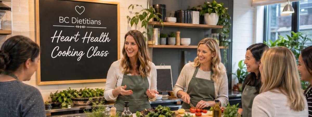 BC Dietitians Series: Hands-On Cooking Classes Heart Health (GF Edition)