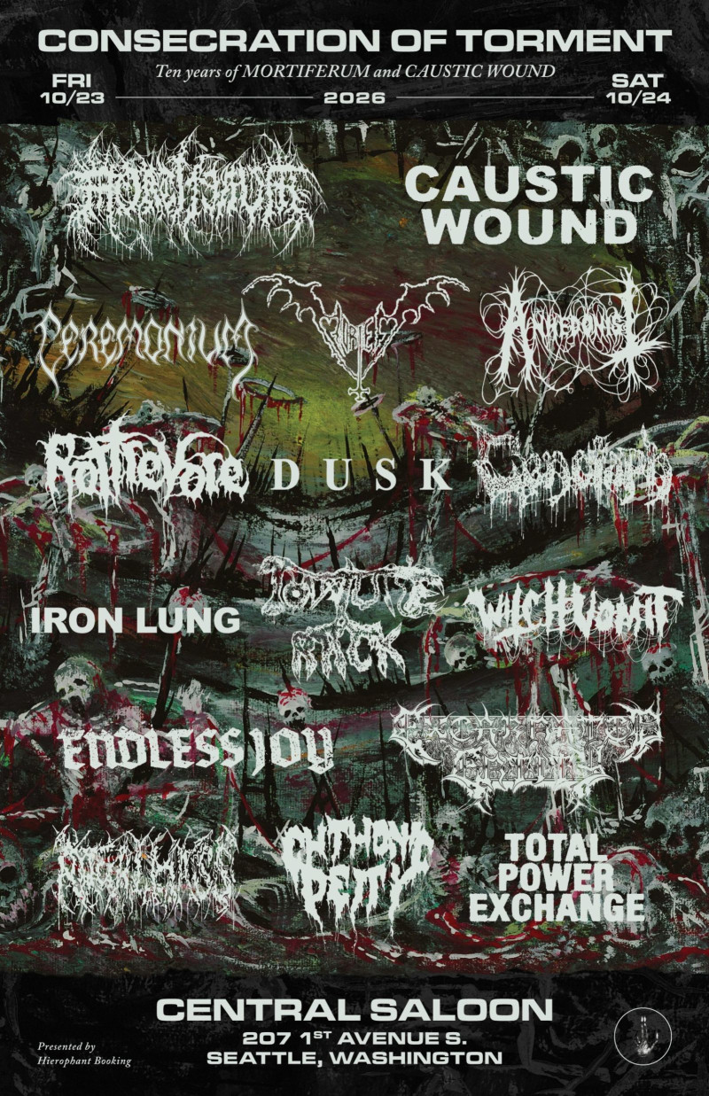 CONSECRATION OF TORMENT: TEN YEARS OF MORTIFERUM and CAUSTIC WOUND