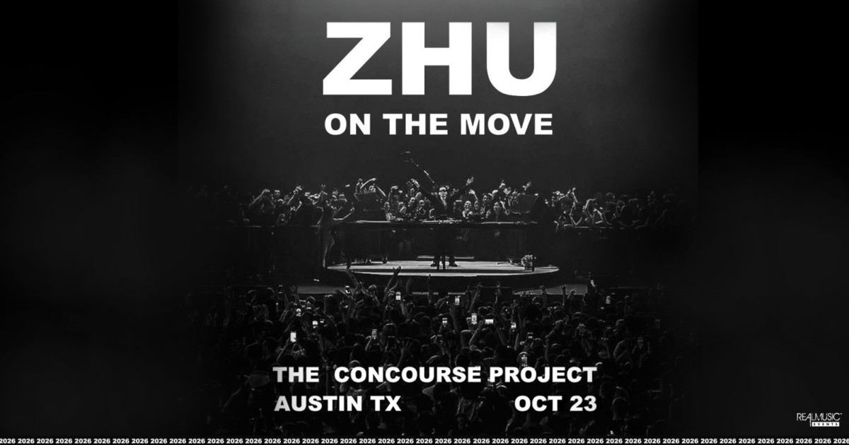 ZHU (Night 1) at The Concourse Project Austin concert poster