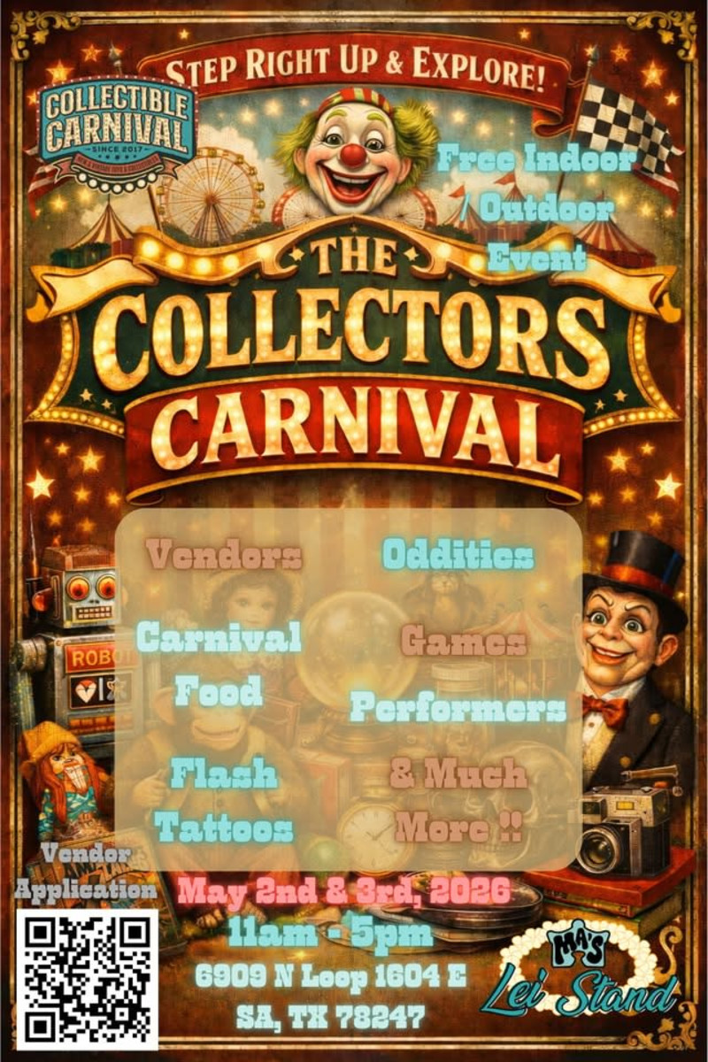 The Collectors Carnival in San Antonio at Rolling Oaks Mall