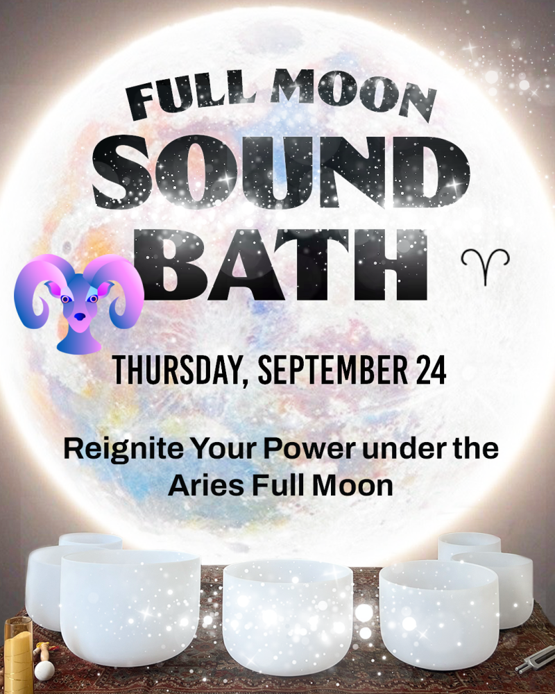 Full Moon Sound Bath + Healing Circle