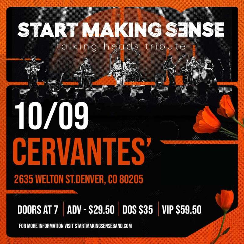 Start Making Sense (Talking Heads Tribute) w/ Special Guests