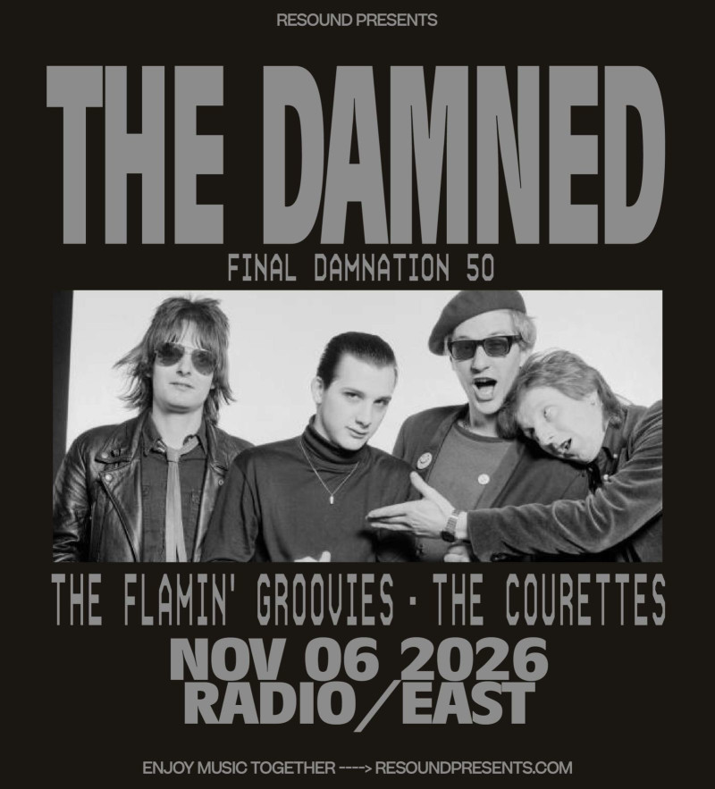 The Damned w/ The Flamin' Groovies, and The Courettes 