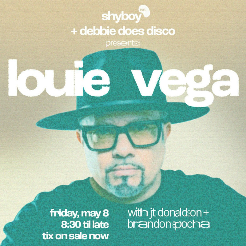 Louie Vega + Jt Donaldson + Brandon Epocha in Dallas at SHYBOY HI FI