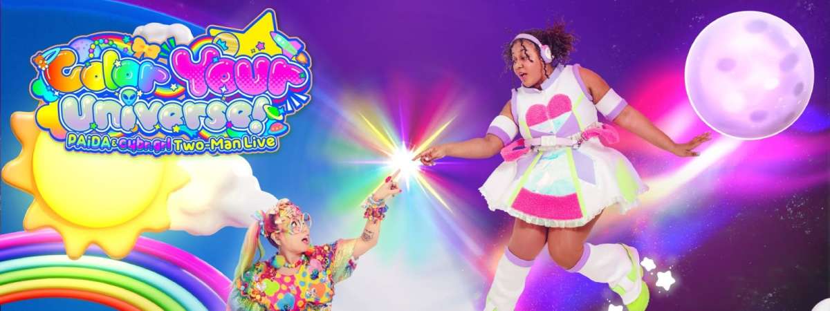Color Your Universe! PAiDA & cybr.grl 2-man live