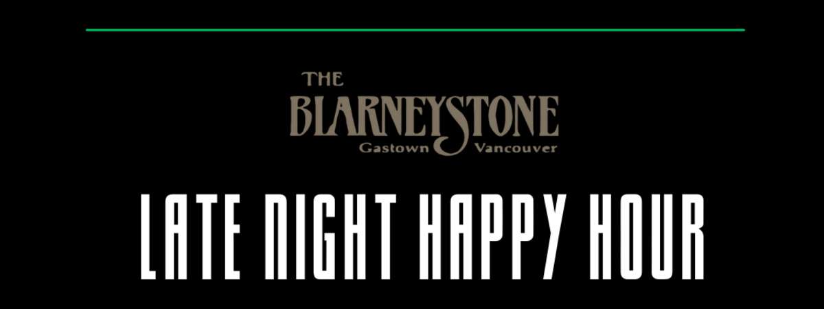 Late Night Happy Hour Sunday-Wednesday