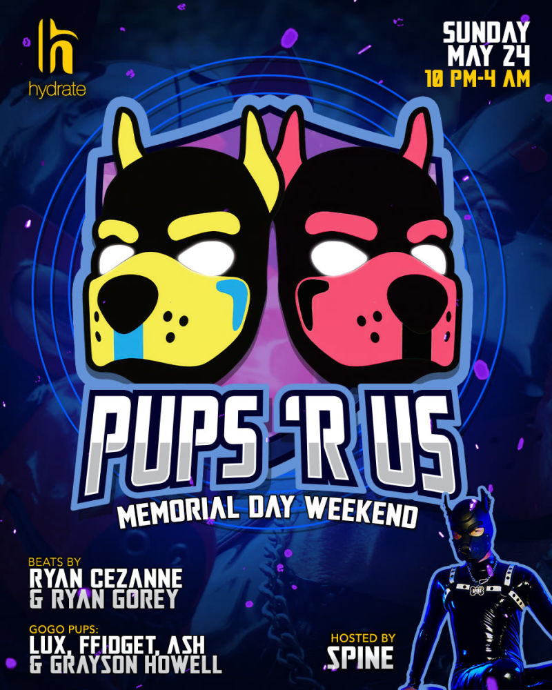 Pups 'R Us in Chicago at Hydrate Nightclub