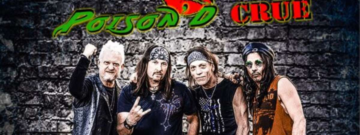 POISON’D CRUE (80's glam rock covers), MAIDEN CHICAGO (Iron Maiden Tribute), DOWN/POUR (tribute to AC/DC)