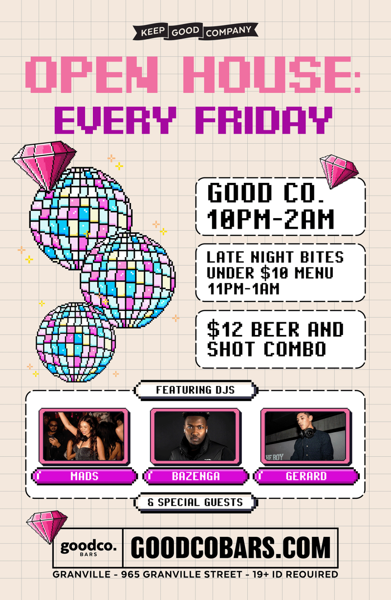 Open House Fridays Every Weekend At Good Co Granville