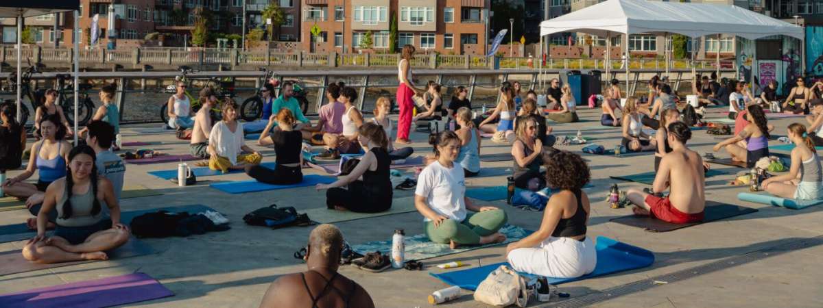 Yoga at Waterfront Park